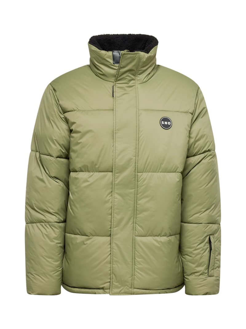 Topman Ski Puffer Jas met Afneembare Capuchon voor heren