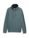 Tom Tailor Gebreide Trui Multicolor met Snood-kraag voor heren
